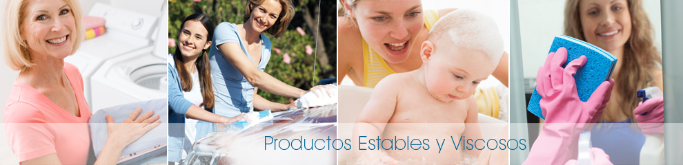 Cosmtica, champes y jabones. Detergentes y limpiadores lquidos y en polvo.