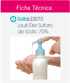 Informao tcnica de lauril ter sulfato de sdio 70%.